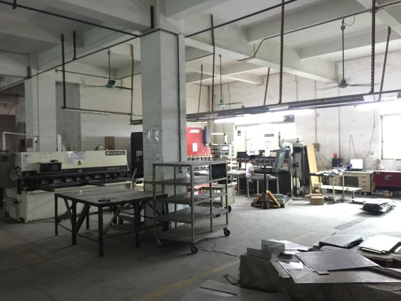 Guangzhou Ansheng Display Shelves Co.,Ltd производственная линия производителя