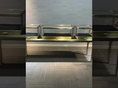 Заключимые витрины ювелирных магазинов 2 двери 1 полка Электрический или обычный замок